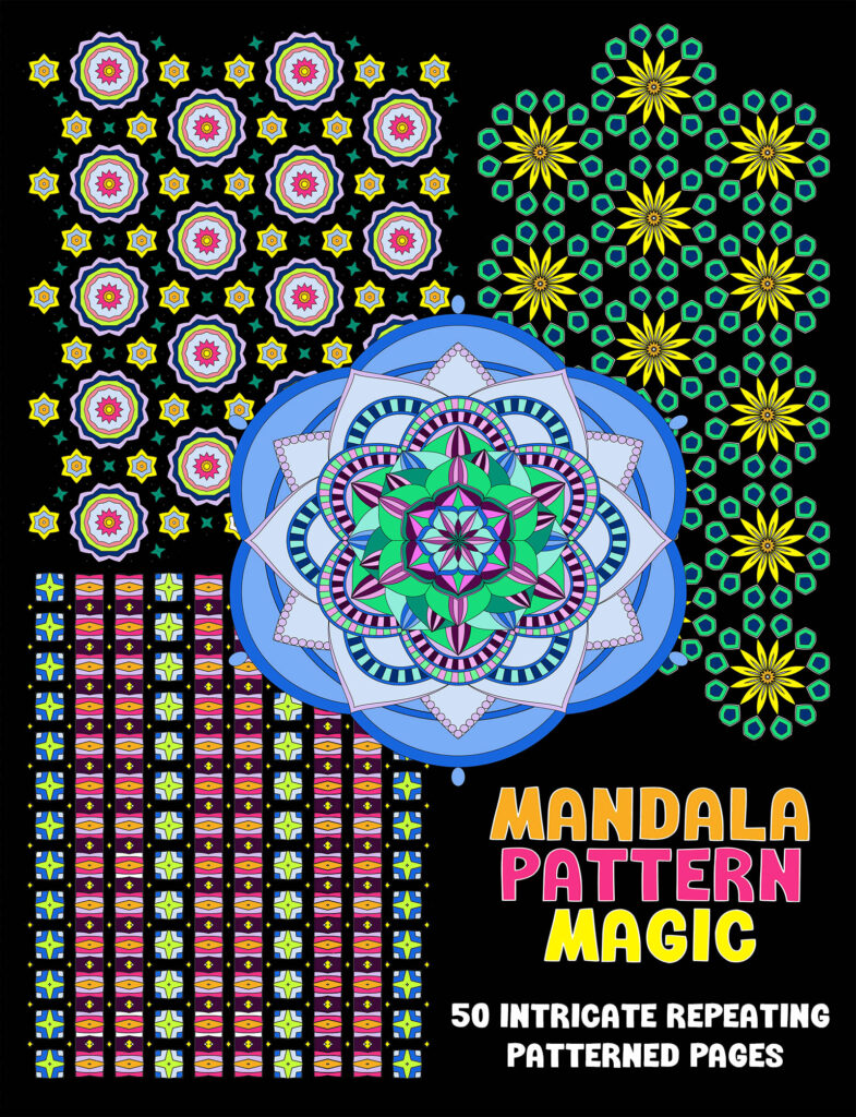 Cover of Mandala Pattern Magic Coloring Book